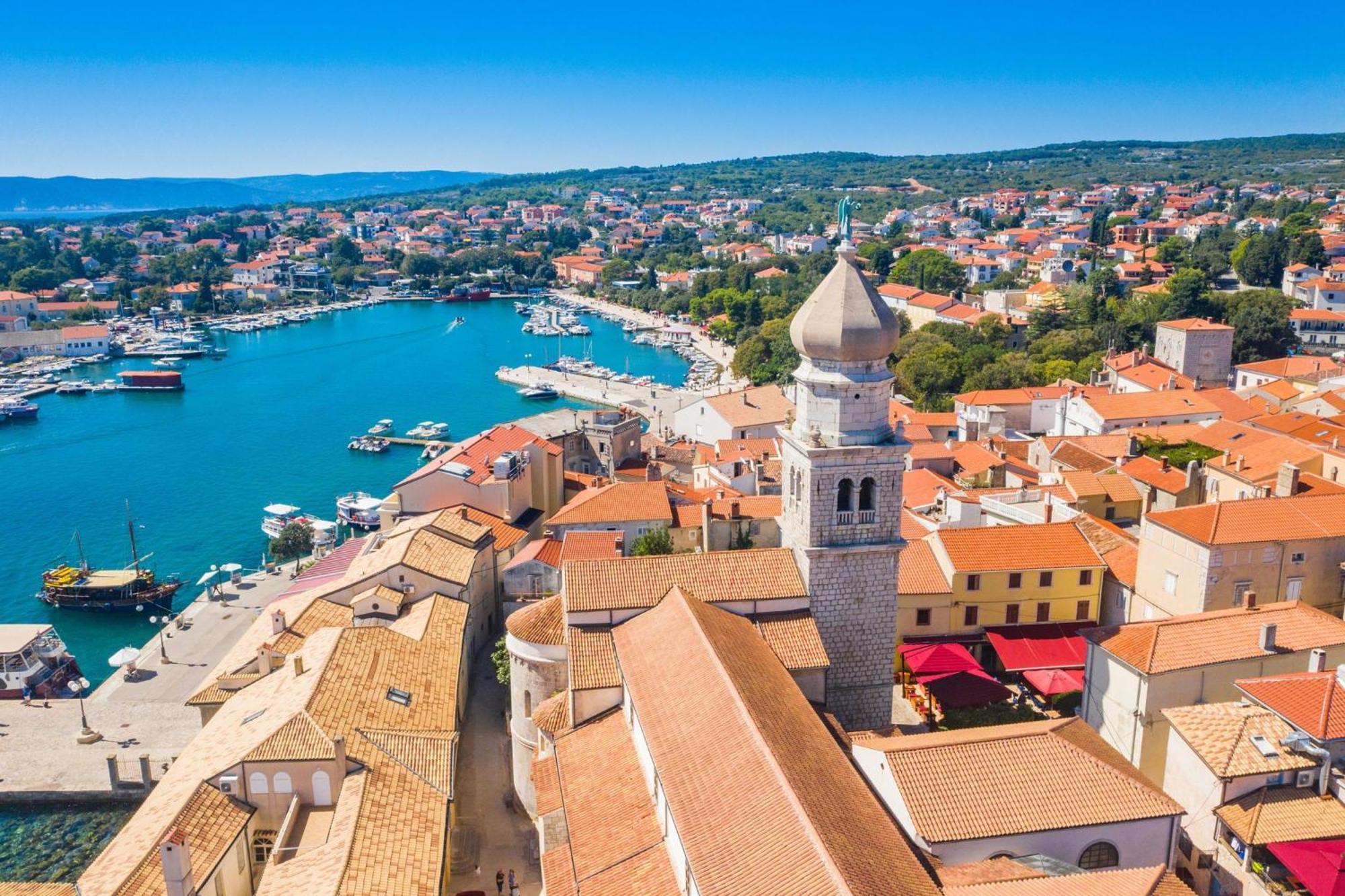 Seaview Apartment Tina Krk Island - Happy Rentals Krk Town Exteriér fotografie