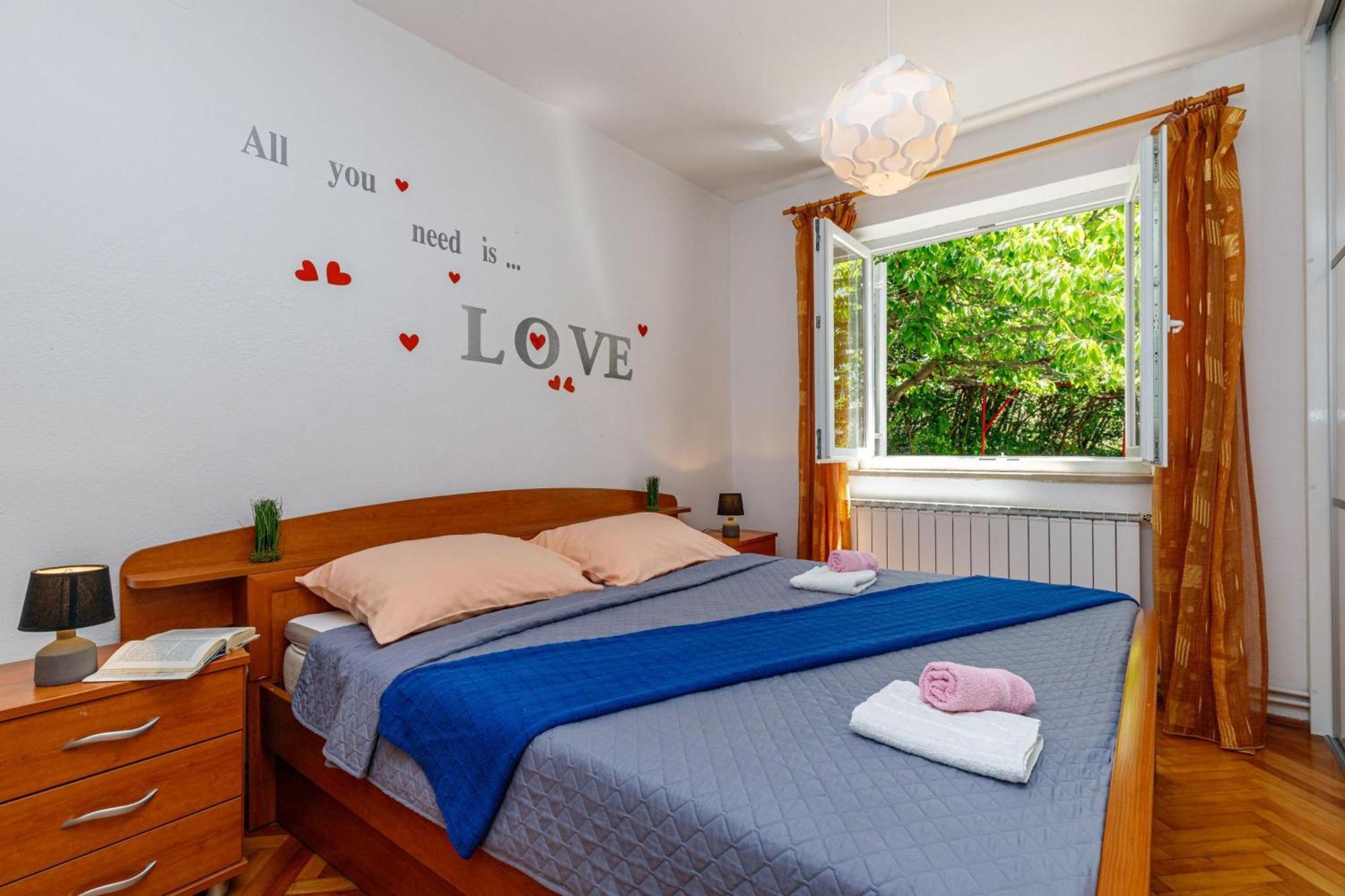Seaview Apartment Tina Krk Island - Happy Rentals Krk Town Exteriér fotografie